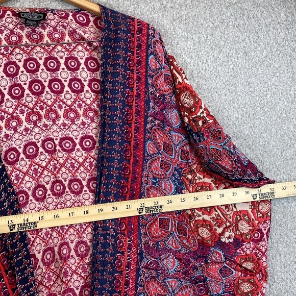 Angie kimono kaftan beachy wrap swim coverup duster boho mixed prints - Picture 6 of 9